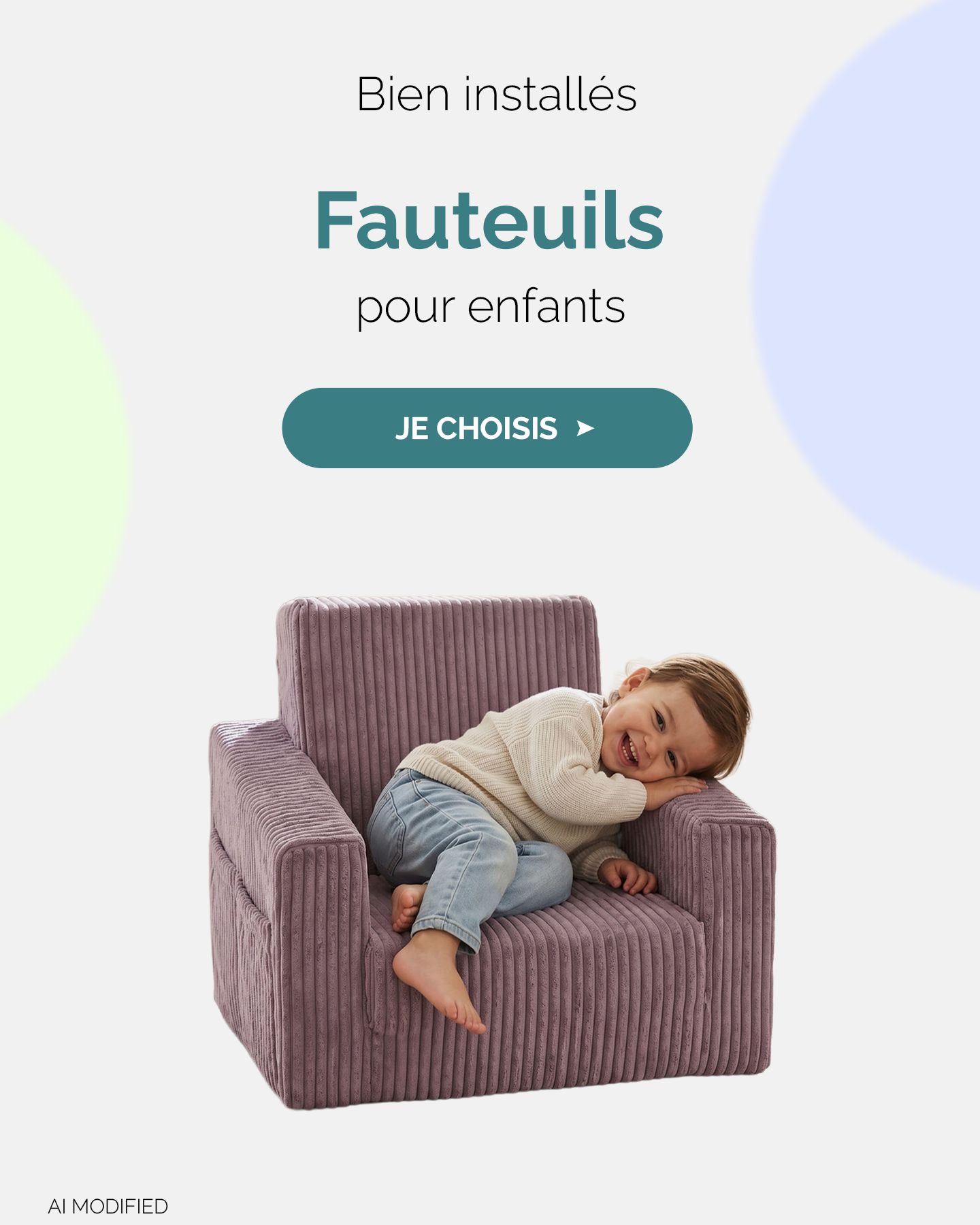 Fauteuils et poufs